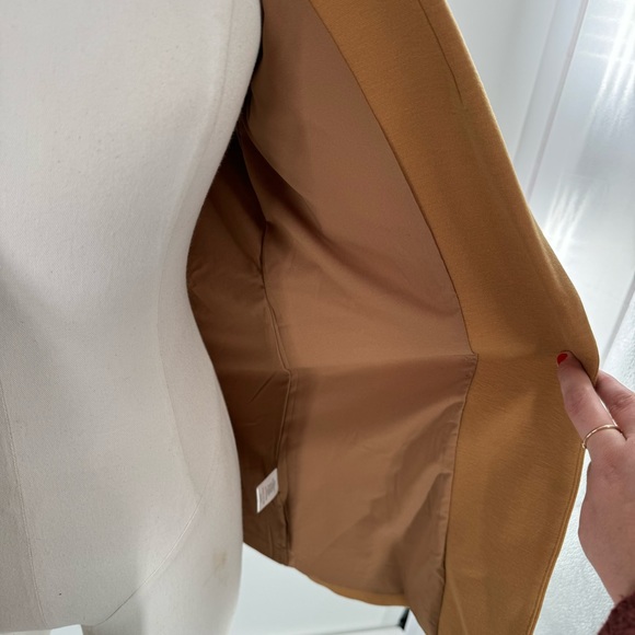 Garnet Hill Knit Relaxed Blazer Size 0 - Picture 6 of 10